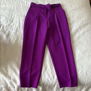 ASOS Purple Cropped Ankle Pants